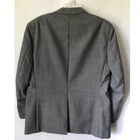Meeting Street Mens Sportscoat Blazer Jacket Medium Gray Wool Poly Blend 42 R - Picture 2 of 12